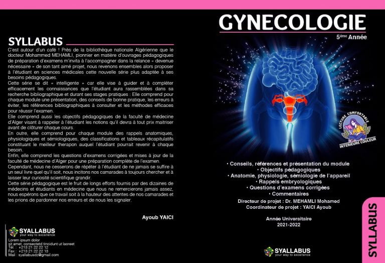Gynécologie Syllabus